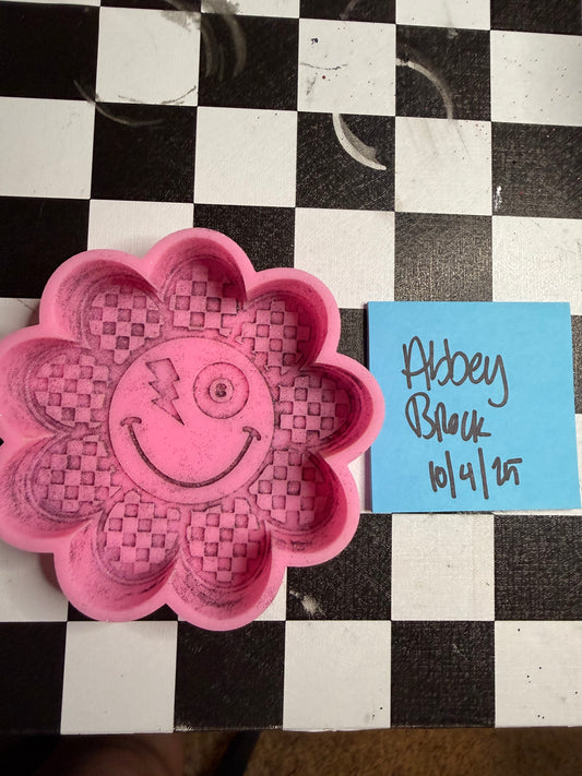 checkered smily - southern glitter