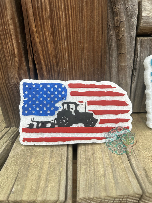 Tractor Flag Freshie